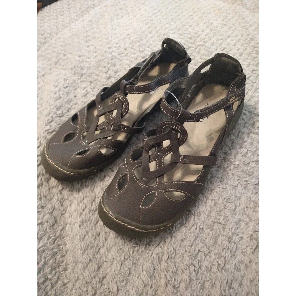 Jbu  memory foam hiking Shoes/Sandals outdoor Size 9 ladies gray